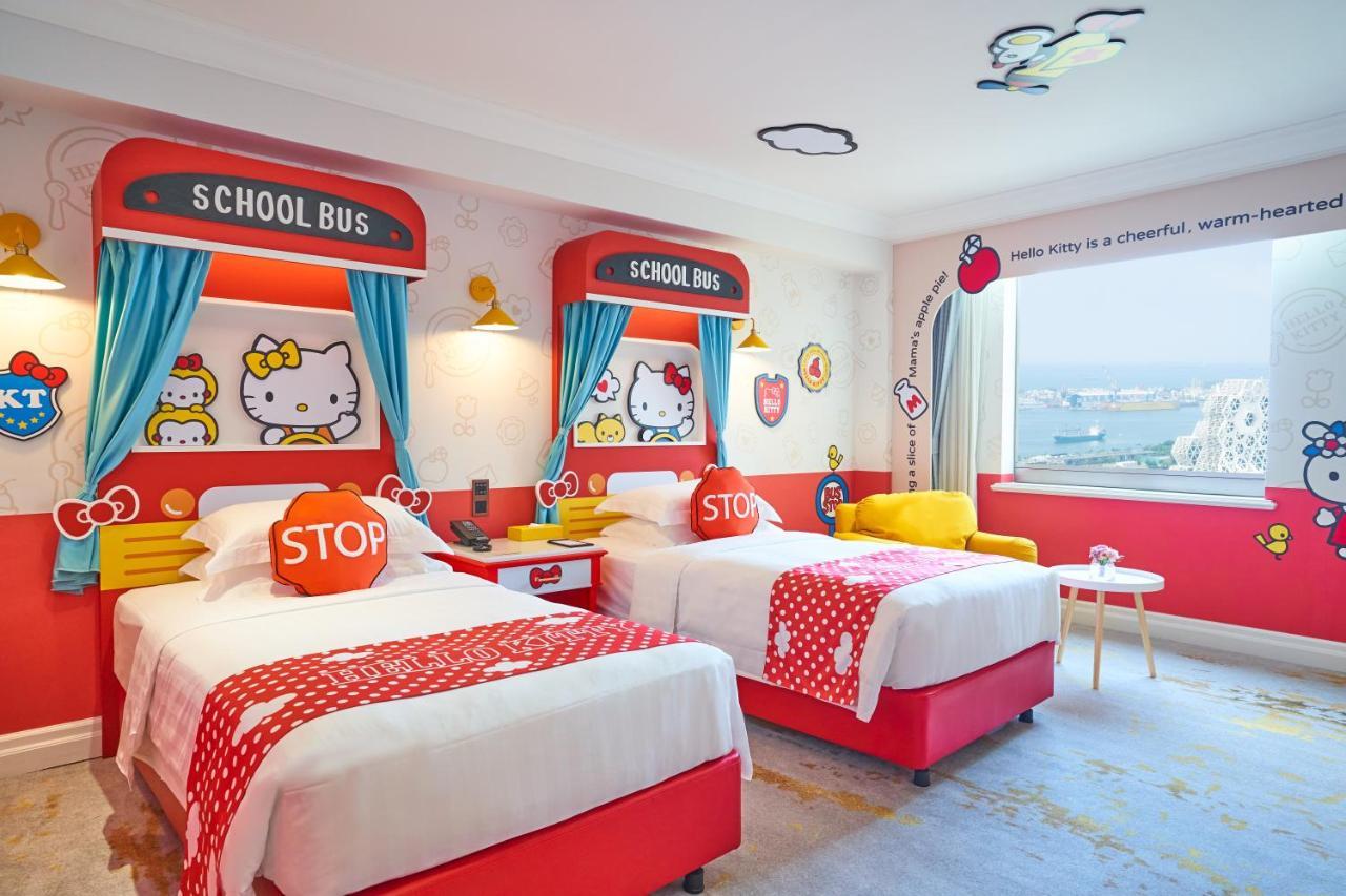 Grand Hi Lai Hotel Kaohsiung Esterno foto Hello Kitty bedroom at the hotel